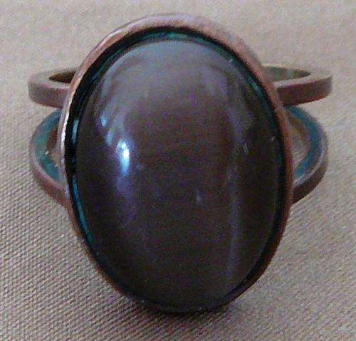 Costume Jewelry Ring Tigers Eye