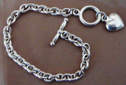 Silver Coloured Chain Bracelet