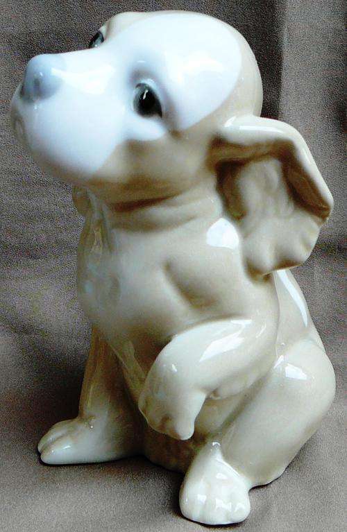 Chubby Puppy China Ornament by Miquel Requena of Spain