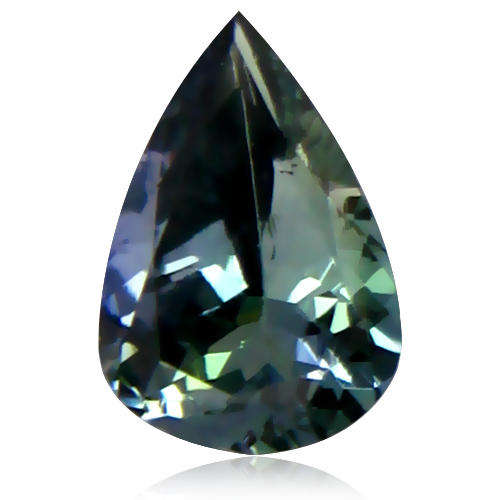 1.63CT TANZANITE PEAR BLUE GREEN, VVS Value: R12'325.00