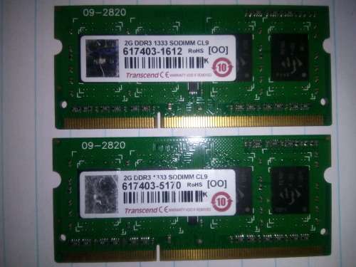2x 2GB Memory Ram