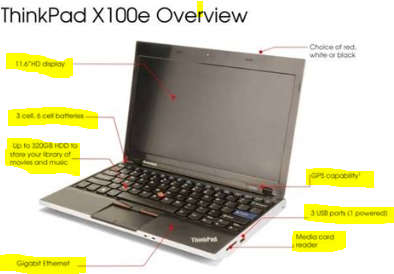 **NIFTY**LENOVO**X100e**THINKPAD***ULTRAPORTABLE BUSINESS**AMD**HD**LAPTOP***