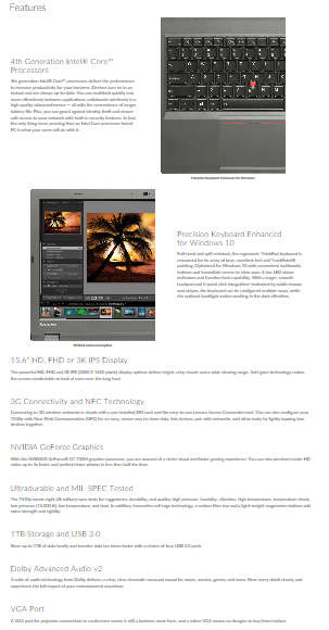 **LATE ENTRY***BENCHMARK**LENOVO THINKPAD T540p***15.6" HD**500HDD**8GB RAM***NVIDIA GT 730M**