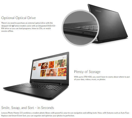 ***PERFORMANCE***LENOVO IDEAPAD 110**I7-6500**1000HDD***8GB RAM**INTEL HD GRAPHICS***BEAUTIFUL***