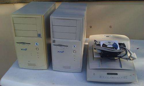 computers for parts or repair and good working HP Scanner, Copier and Document feeder
