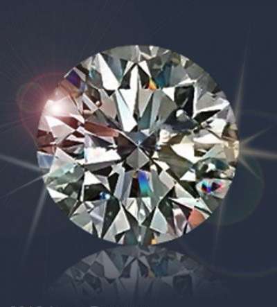 BEST DIAMOND SIMULATE - 6.20 Ct. (10 mm) Round Brilliant Cut Diamond Simulate - Finest Simulates
