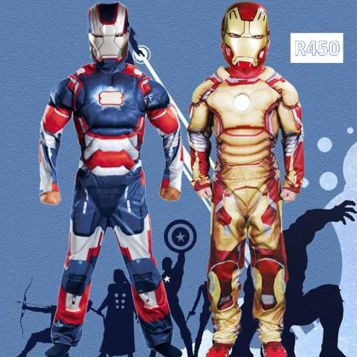 Ironman Muscles Costume - Age 7-8