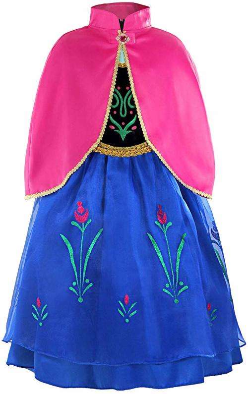 Ana Frozen Dress-Up costume from the NEW Movie - Age 5-7 (M)