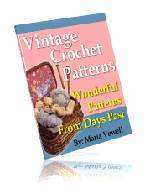 20 VINTAGE CROCHET PATTERNS (FREE DELIVERY)