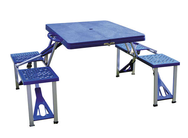 Fold Up Picnic Table & Chairs - Easy Storage...