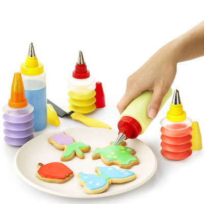 Cookie & Cupcake Decorating Kit - Set of 5