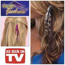 Snap-On Feathers Instant Feather Extensions
