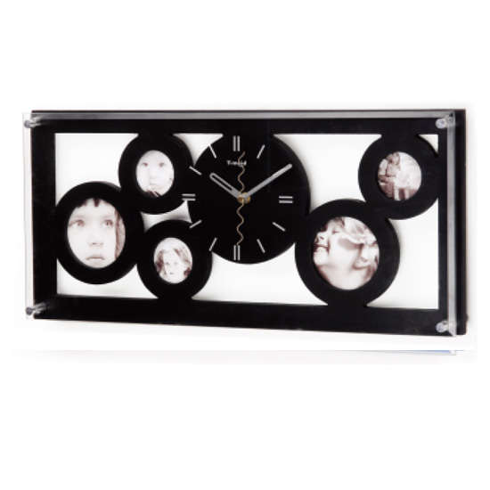 Absolutely Gorgeous Photo Frame Clock In WHITE
