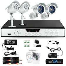 FULL CCTV4 CHANNEL DVR RECORDING SYSTEM WITH 4 NIGHT VISION CAMERAS