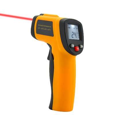 Non-Contact Infrared Thermometer with Laser Targeting/LCD Display