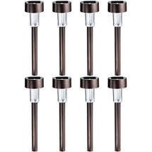 Set Of 8 Solar Garden Lights