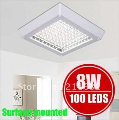 8W LED Ceiling Light With 100 LED's