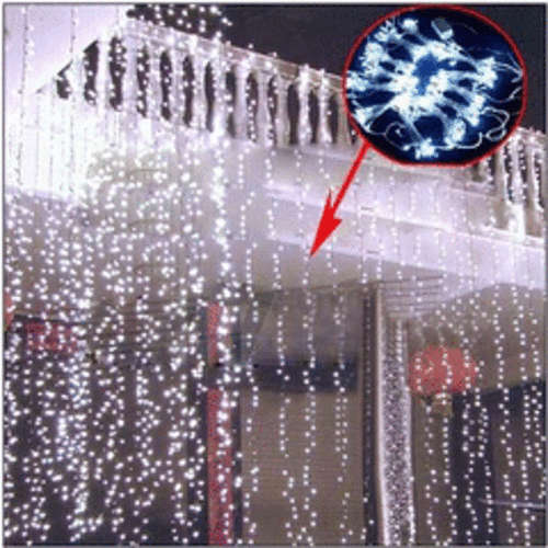 Large LED 4 x 1 Metre Fairy light Curtain