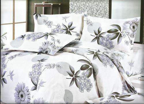 6 Piece - Cotton Feel - Bed Linen - Queen Size- Duvet Cover Set