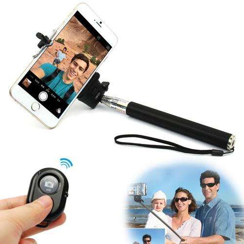 Bluetooth Selfie Remote Shutter + Extendable Handheld Monopod For iPhone Android- WHOLESALE PRICE