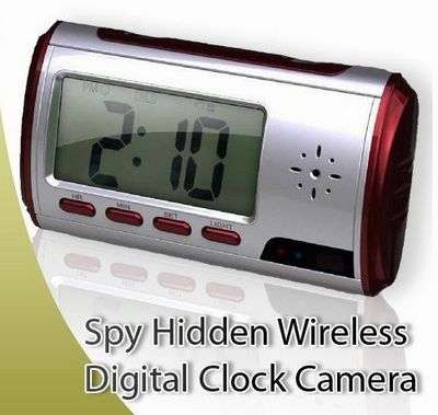 NANNY CAM -Digital Spy Camera Clock with Remote Control and Motion Detection