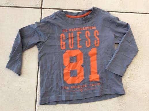 Boys Long Sleeve GUESS Top