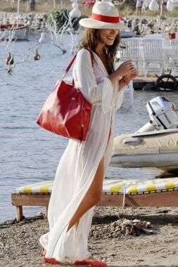 LOVELY LONG COVER UP BEACH DRESS