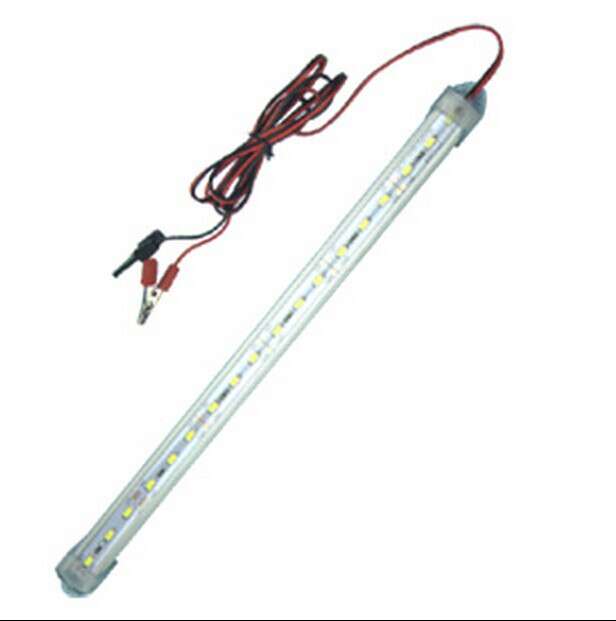 60cm C12V 10W 20 LED High Power Strip Hard Light Bars With Battery clip
