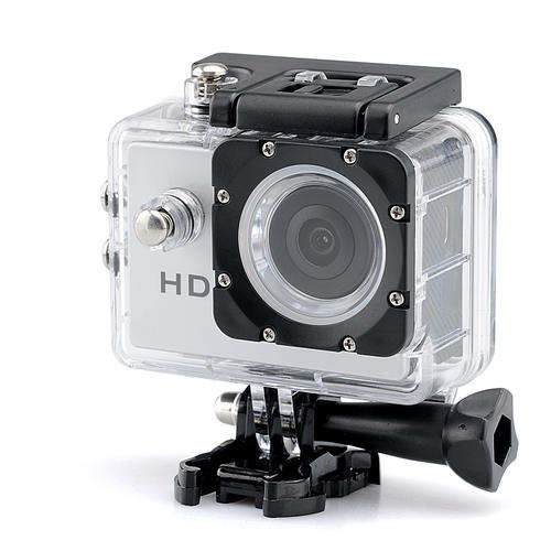 720p HD Sport Camera  - 140 Degree Lens Angle - 30 Meter Waterproof Rang