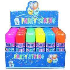 Party String -10 Cans Crazy Strings Assorted of Colours Great for All Birthdays and Party Functions