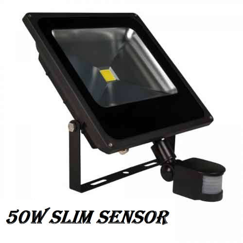 ***NEW***50 Watt Slim Led Floodlight With PIR sensor motion detector