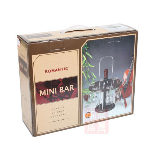Creative wooden Mini bar Rack