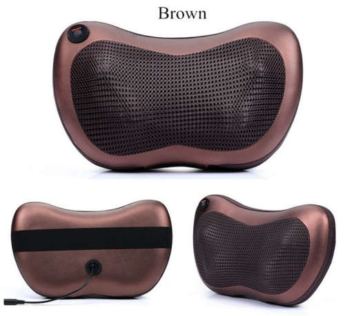 Electronic Massage Pillow Massager Cushion Car Lumbar Neck Back Shoulder Relax