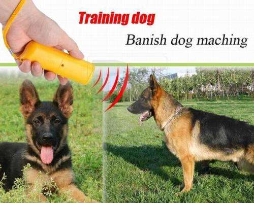Pet Supply Training Dog Stop Barking Banish Maching LED Ultrasonic Machine Black