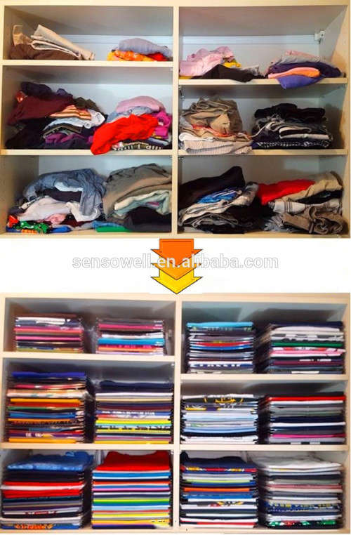 Anti-wrinkle Neat effortless T-Shirt organizer