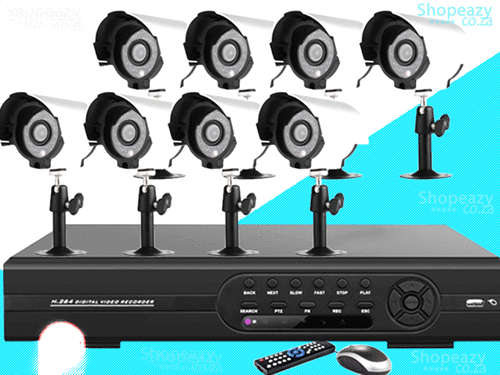 8 AHD Camera Security Recording System