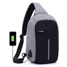 Anti-theft Sling Bag + USB Charging Port