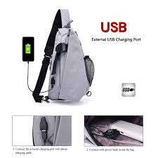 Anti-theft Sling Bag + USB Charging Port