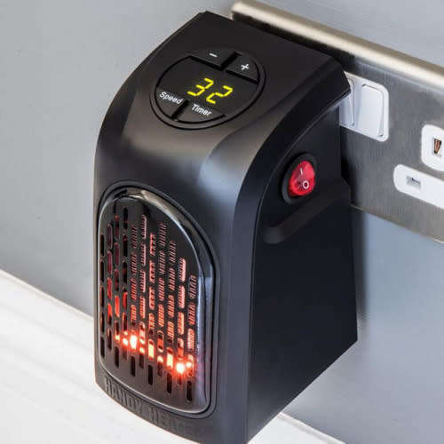 The wall outlet space heater
