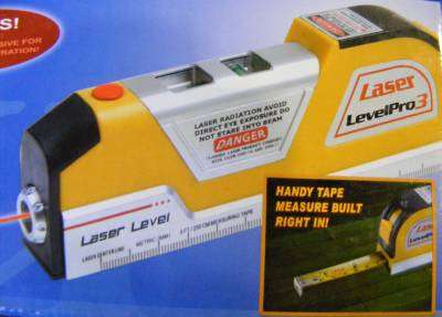 Laser level Pro 3 WITH BULIT IN MEASURING TAPE