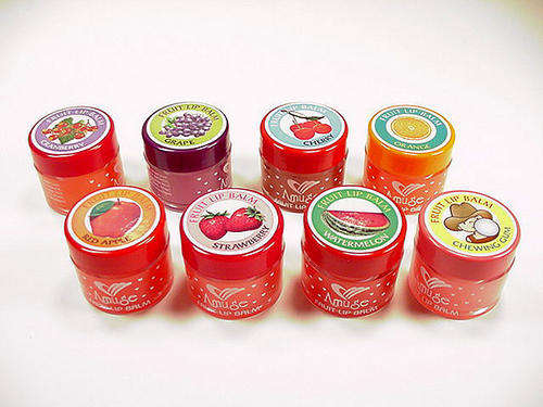 12 pcs Fruit Lip Balm Contains VITAMIN E & HONEY