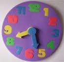 Foam Clock Puzzle - GREAT FOR INFANTS!!