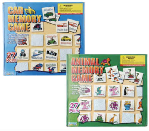 Memory Game- PLEASE READ PARENTS