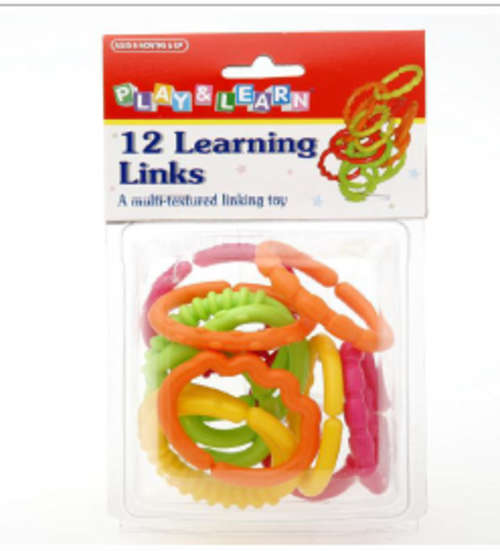 DZIGNERGALS BABY RANGE - Play & Learn 12 Learning Links