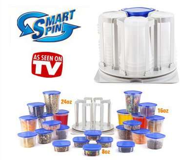 Spin & Go - 49 Piece Storage Set - AS SEEN ON TV