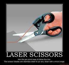 Laser Guided Scissors AS SEEN ON TV