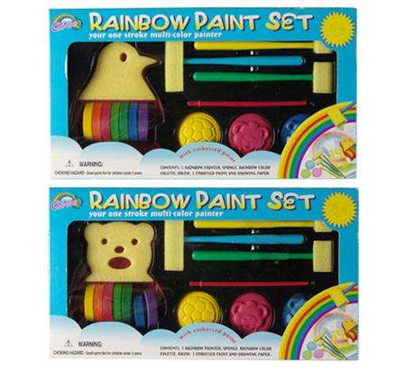 Rainbow Paint Set - EVERY LITTLE ARTIST NEEDS ONE!!!