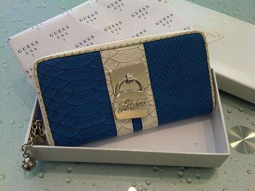 New 2011 Guess Wallet - Royal Blue - VERY DIFFERENT!!