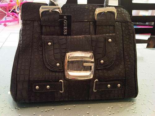 New 2011 Guess Bag - Grey Black Snakeskin like....