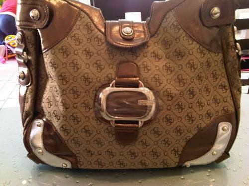 New 2011 Brown Guess Bag - Use This Stunning Bag As A Nappy Bag!!